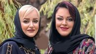 نگاهی به آشپزخانه نعیمه نظام‌دوست با کابینت‌های قهوه‌ای سوخته و لوازم برقی سفید/  چهره خواهر نعیمه نظام دوست با شباهتی بسیار زیاد!