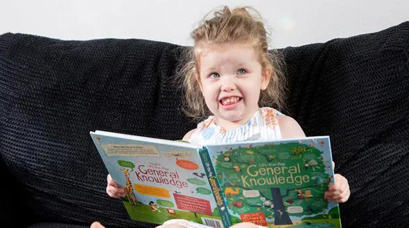 ضریب هوشی دختر ۳ ساله انگلیسی بالاتر از آلبرت اینشتین است
