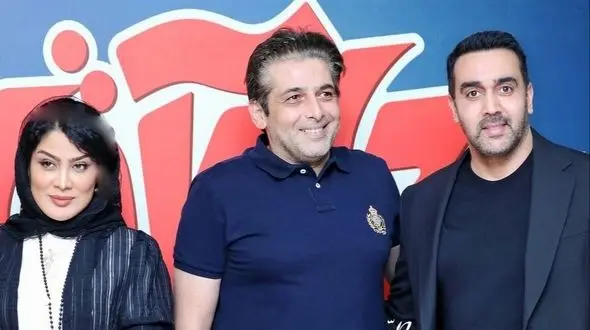 فیلم |  تیپ و استایل جذاب پوریا پورسرخ، حمید گودرزی، زهرا جهرمی و بهزاد فراهانی در اکران فیلم  «سلام علیکم حاج آقا»