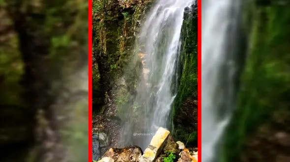 فیلم آبشار دیدنی در مازندران