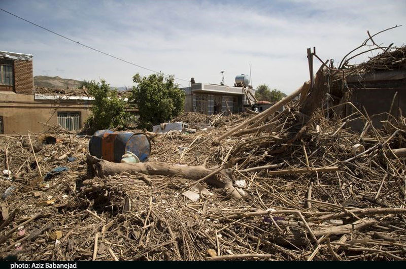 تخریب کامل روستای «چم‌مهر»