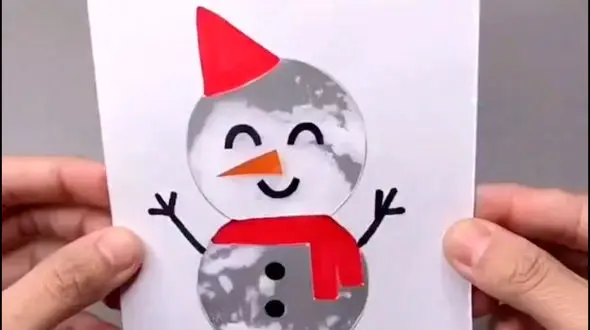 فیلم ساخت آدم برفی بامزه با زیپ کیف