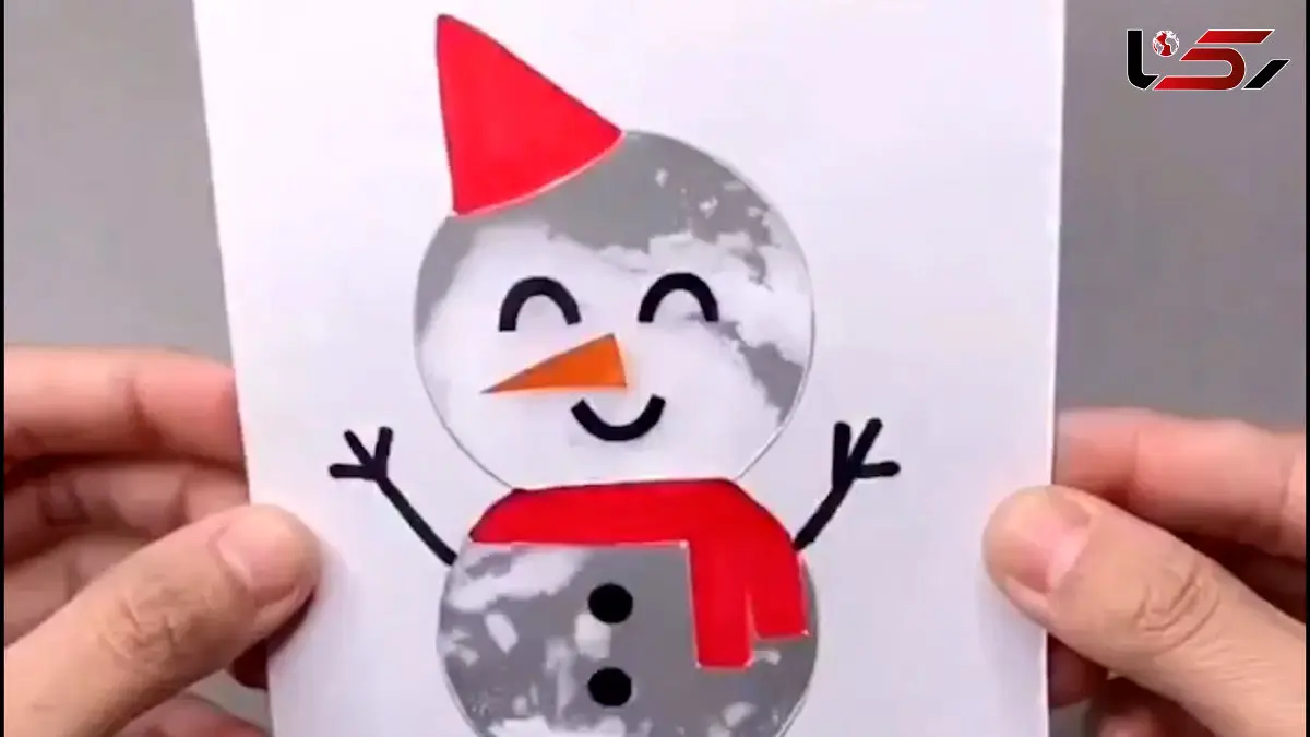 فیلم ساخت آدم برفی بامزه با زیپ کیف