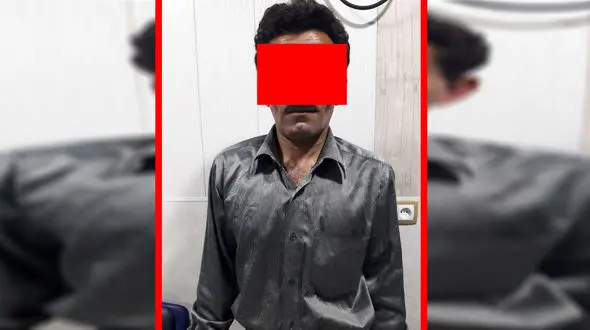 متهم آبادانی به خودروی پلیس هم رحم نکرد+ عکس