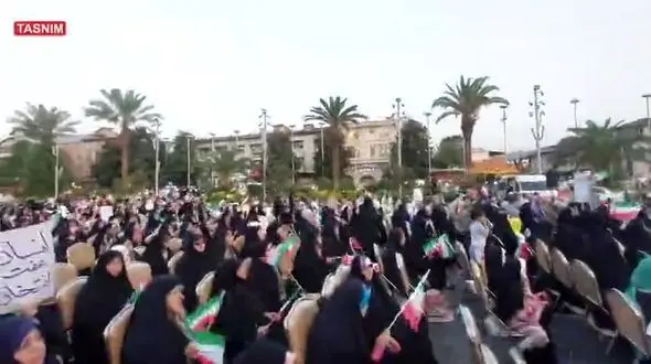 ببینید / تجمع عفاف و حجاب در رشت + فیلم 