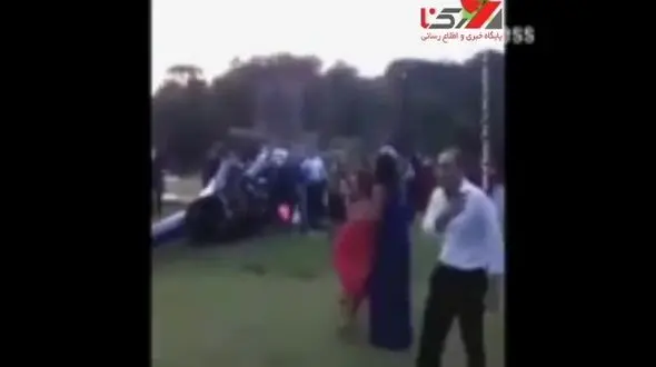 هنگامی که عروسی لاکچری تبدیل به عزا میشود / عروس خارجی زنده زنده مقابل چشمان داماد سوخت+ فیلم
