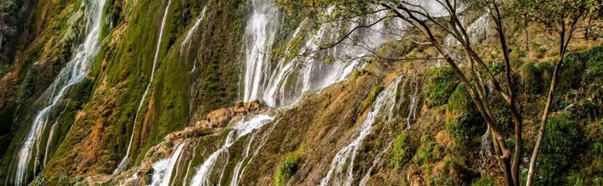 سفر به لرستان؛ شگفتی آبشار آبگرمه در دل طبیعت + فیلم