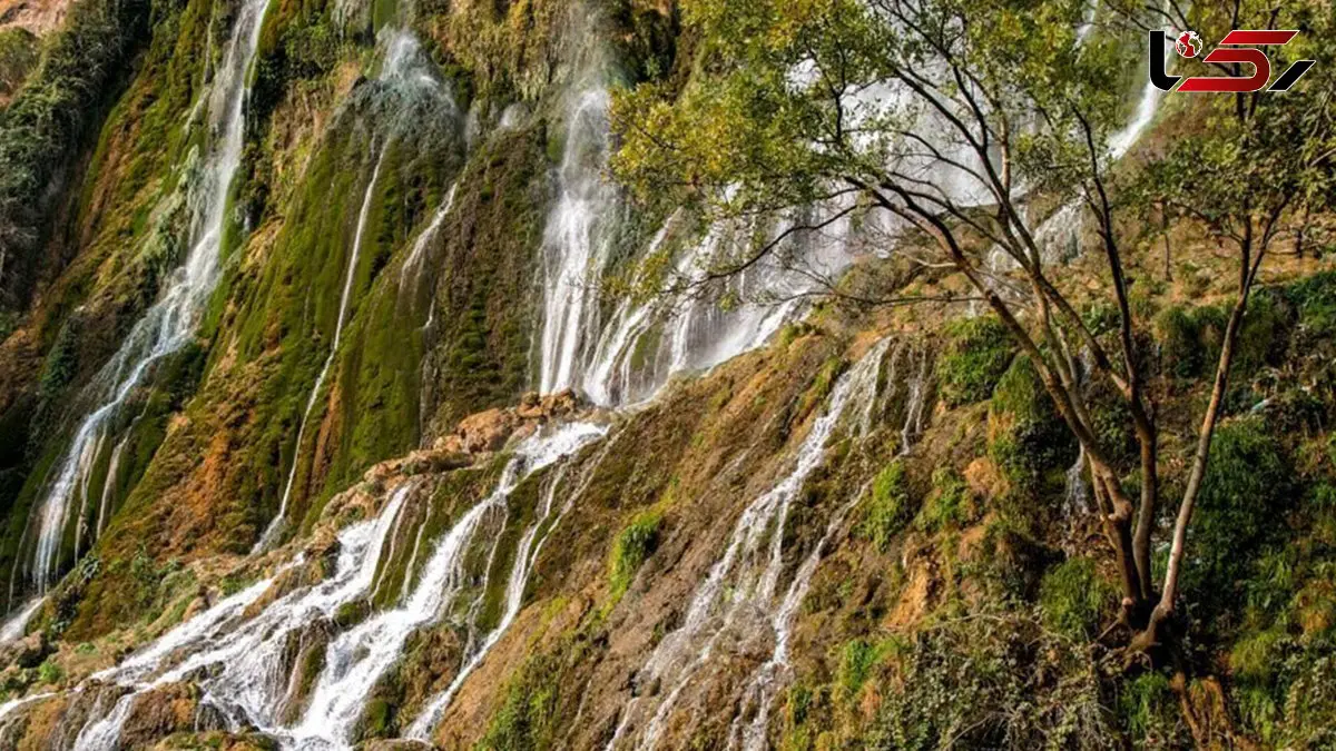 سفر به لرستان؛ شگفتی آبشار آبگرمه در دل طبیعت + فیلم