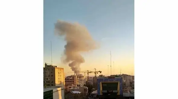 فیلم آتش سوزی بزرگ در شوش / آسمان پر از دود شد 