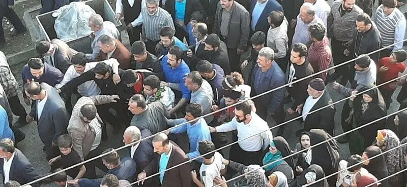 گزارش تصویری استقبال از زائر گمشده امیرمحمد نوچمنی زائر اربعین حسینی در زادگاهش 