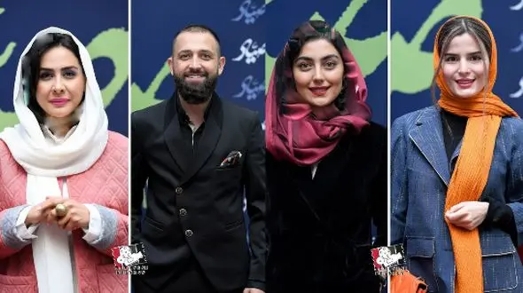 نگاهی به تیپ و استایل شیک هنرمندان در اکران فیلم «صیاد» با درخشش  استایل اسپورت غزاله اکرمی، مانتو سنتی سوگل طهماسبی و استایل مشکی هلیا امامی، محمدرضا شریفی‌نیا و ...