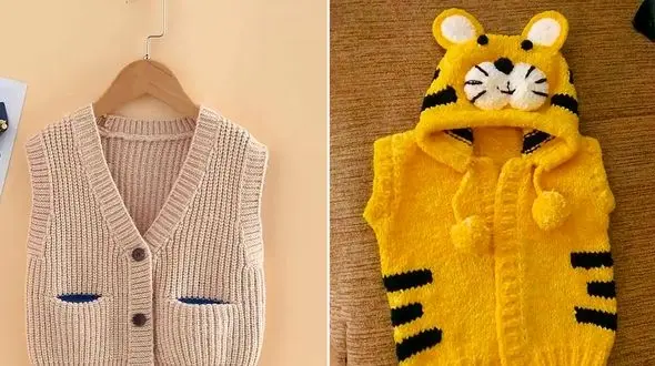 ژیله‌ های بافتنی بچگانه برای روزمره؛ 15 مدل ترکیب شاد و استایل خاص