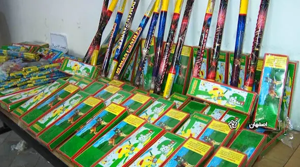 برخورد پلیس با نگهدارندگان مواد محترقه در چهارشنبه سوری + فیلم