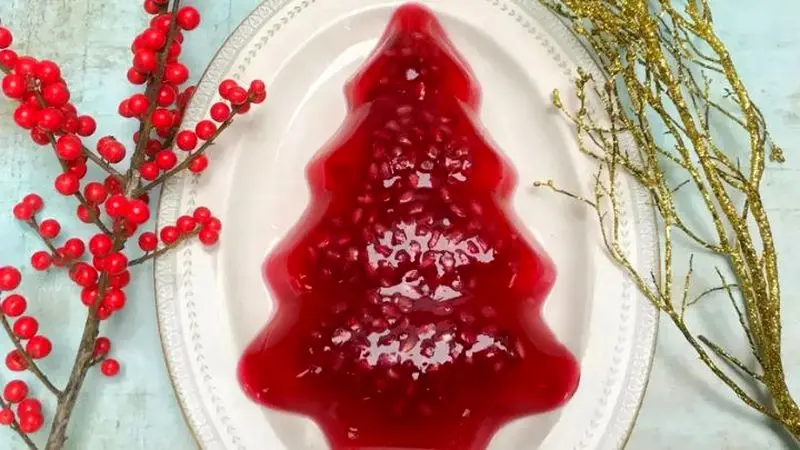 ژله انار با دانه‌های برجسته