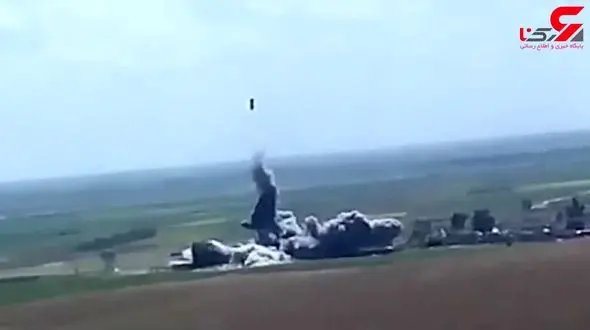 انفجار انتحاری ماشین   داعشی ها در آسمان عراق +فیلمی عجیب