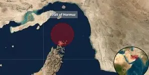 انفجار سهمگین در تنگه هرمز