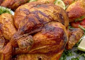 عکس / خلاقیت  حماسه ساز نوعروس در پختن مرغ برای مادرشوهرش / این پینوکیوئه یا مرغ پخته ؟!