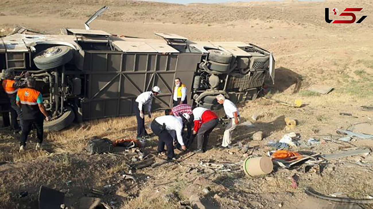 49 کشته و زخمی تصادف مرگبار اتوبوس مسافری با پژو در جاده یاسوج 