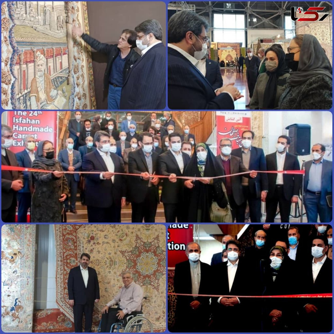 بازدید رئیس اتاق بازرگانی اصفهان از نمایشگاه فرش دستباف اصفهان
