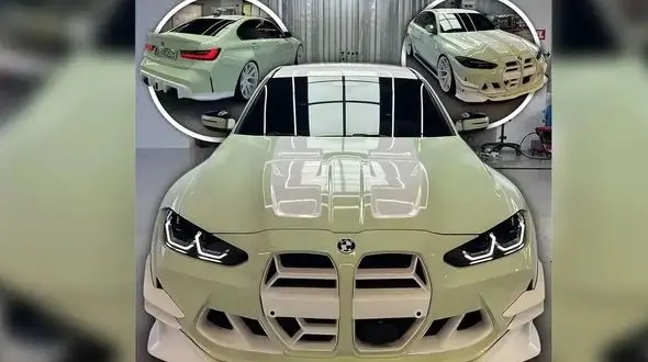 تصاویر خاص‌ ترین ب‌ ام‌ و M3 جهان؛ شاهکاری به رنگ مینت‌ گرین