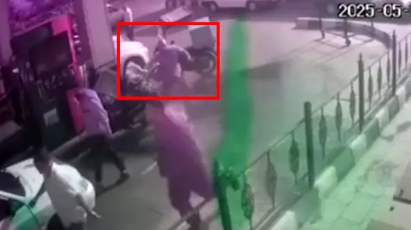 بازداشت شرور حمله‌کننده به مردم در پمپ‌بنزین جلال آل احمد