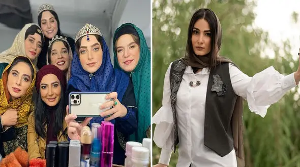 کولاک معروف ترین خانم بازیگر جیران / استایل شیک سمیرا حسن پور