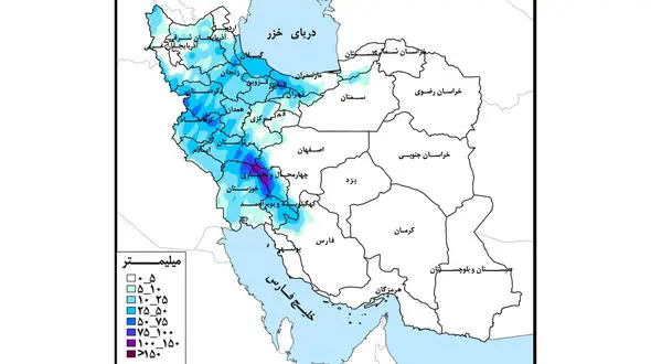 پربارش ترین و کم بارش ترین نقاط ایران در هفته جاری کدام اند؟