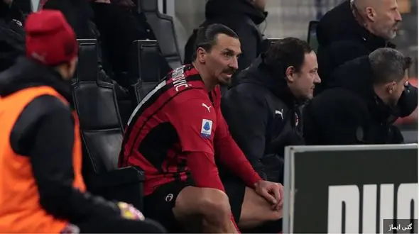 مصدومیت زلاتان در بازی میلان و یوونتوس + عکس