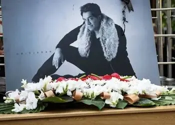 فیلم تلخ /  امید جهان توی قطعه هنرمندان :به زودی خودمم میام اینجا / روحش شاد