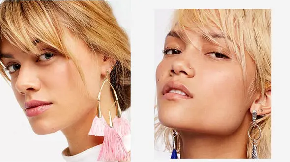 مدل گوشواره های آویز و منگوله ای که تازه مد شده اند+ عکس 