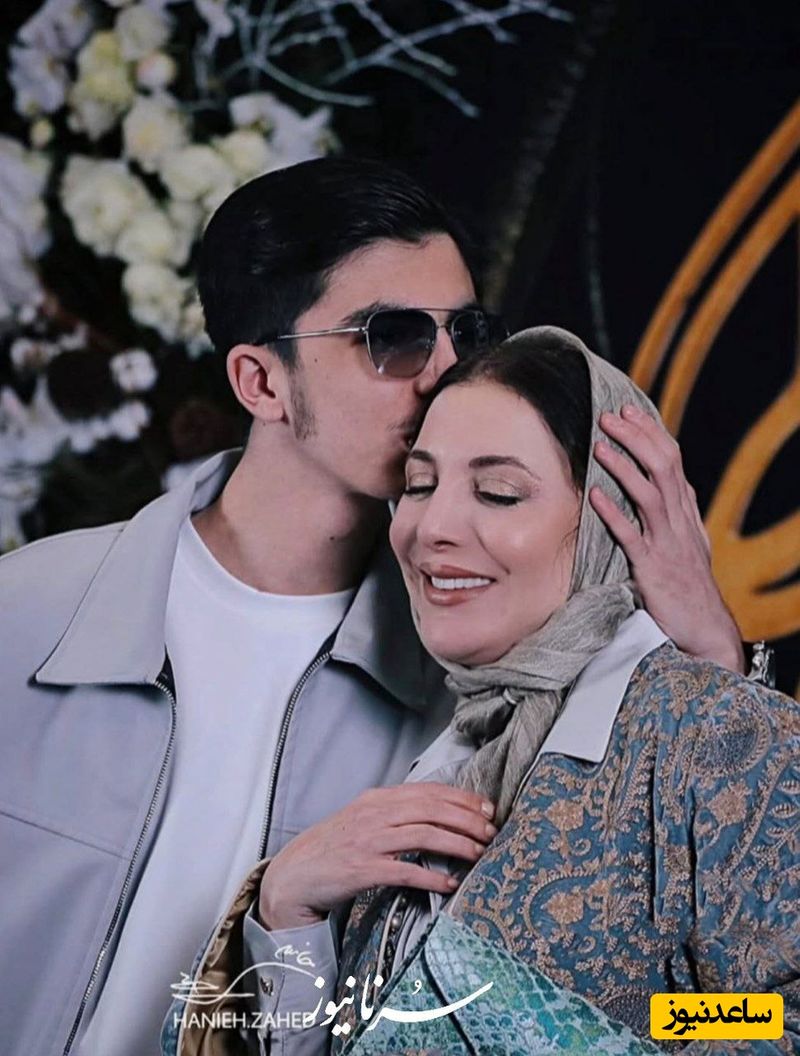 رویا میرعلمی و پسرش