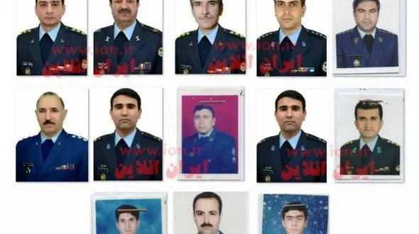 اسامی و عکس های کامل شهدای سانحه سقوط هواپیمای بوئینگ 707+ عکس