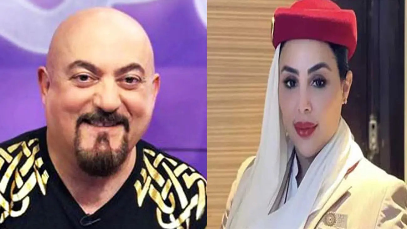 فاصله شرم آور سن شهرام آذر با عروس خانم ! + عکس عروسی سندی با شبنم ...