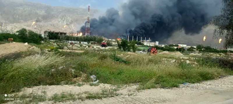 حمله آمریکا و اسرائیل به پالایشگاه عسلویه