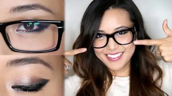  آرایش مناسب چشم برای عینکی ها