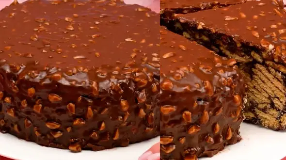 با درست کردن یه دسر شکلاتی موافقین؟ / فیلم