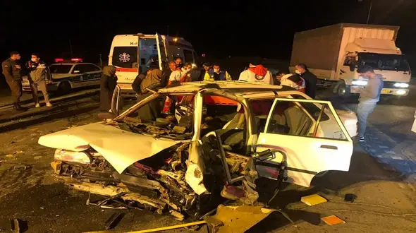 تصادف خونین در جاده آبادان