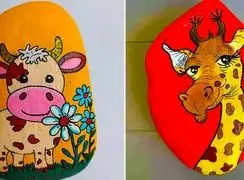 چگونه با نقاشی روی سنگ رودخانه دکوراسیون دوست داشتنی بسازیم؟ 15 ایده جدید