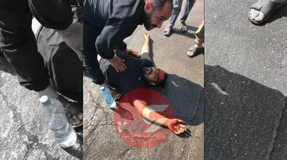فیلم لحظه زورگیری در پمپ بنزین بندرعباس / مرد جوان را با چوب کتک زدند