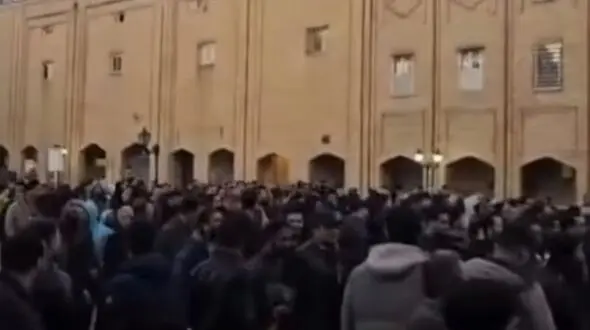 گزارش اعتراضات 16 دی ماه در مشهد