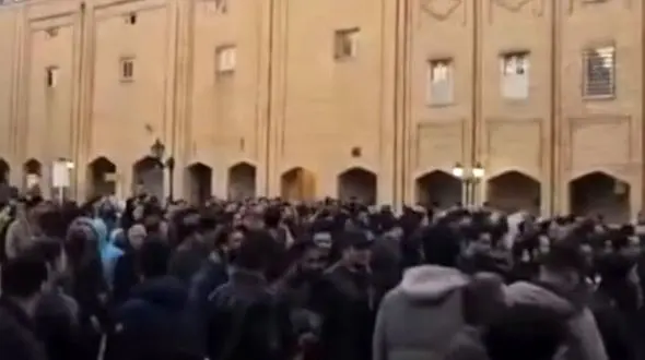 گزارش اعتراضات 16 دی ماه در مشهد