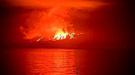فیلم هولناک از فوران آتشفشان در پارک ملی اکوادور 