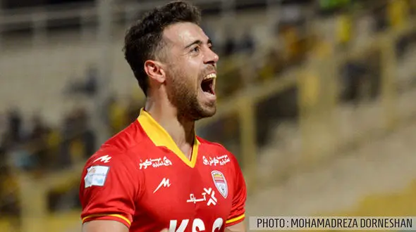 شادی زاید الوصف افشین بعد از گلزنی