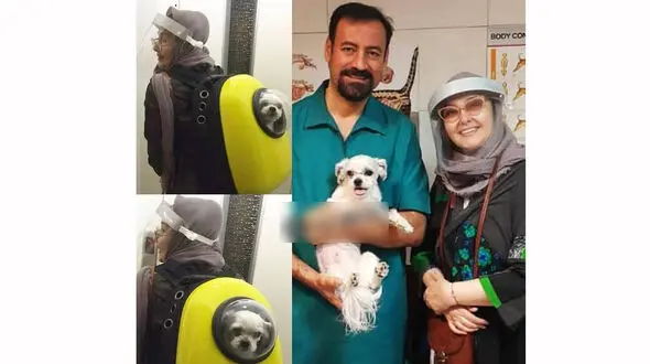 عکس سگ کتایون ریاحی / او دیگر به سینما بر نمی گردد!