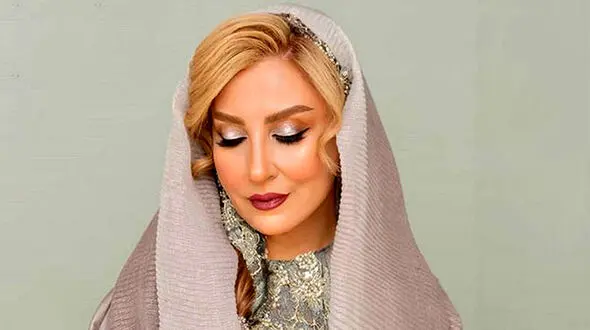 آواز خواندن مرجانه گلچین و حرکات موزونش جلوی دوربین! + فیلم و عکس ها 