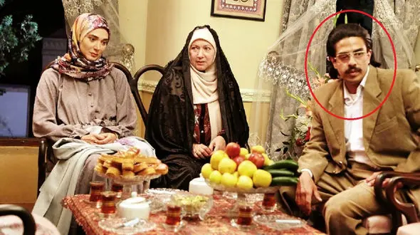 «حبیب» سریال برف بی صدا می بارد در آغوش خسرو شکیبایی+عکس