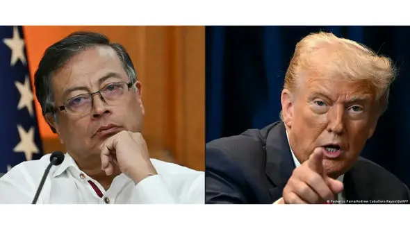 خط و نشان رئیس جمهور کلمبیا برای ترامپ: تهدید نکن، اینجا منتظرم!