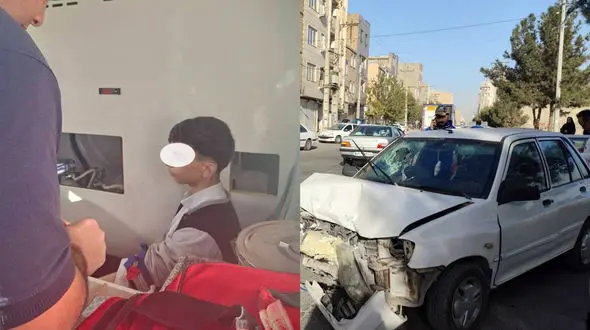 تصادف ۳ سرویس مدرسه با ۱۵ دانش آموز مصدوم؛ آنها مجوز فعالیت نداشتند ! / مدیران مدارس برای منافع اقتصادی با خودروهای غیرقانونی همکاری می‌کنند + صوت