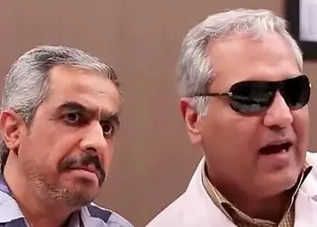 فیلم /  انیمیشن سکانس غش خنده  جواد رضویان با مهران مدیری و ... در سریال درحاشیه  