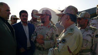بازدید فرمانده مرزبانی کشور از مرز شلمچه / آمادگی فرماندهان مرزی ایران و عراق برای مراسم اربعین حسینی+تصاویر